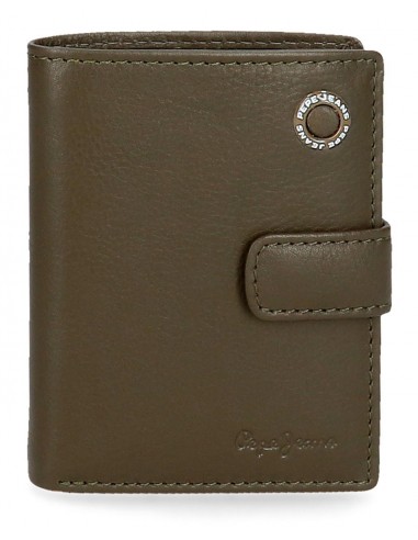 BILLETERO PIEL PEPE JEANS INSIGNIA CAQUI