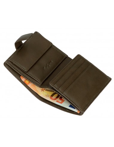 BILLETERO PIEL PEPE JEANS INSIGNIA CAQUI