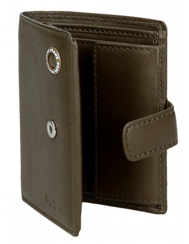 BILLETERO PIEL PEPE JEANS INSIGNIA CAQUI