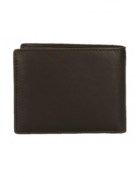 BILLETERO PIEL PEPE JEANS INSIGNIA MARRÓN