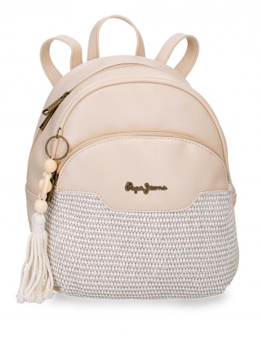 MOCHILA 27 CM. PEPE JEANS CLARA BEIGE