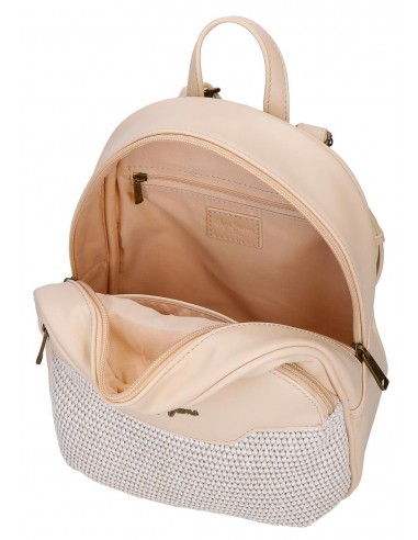 MOCHILA 27 CM. PEPE JEANS CLARA BEIGE