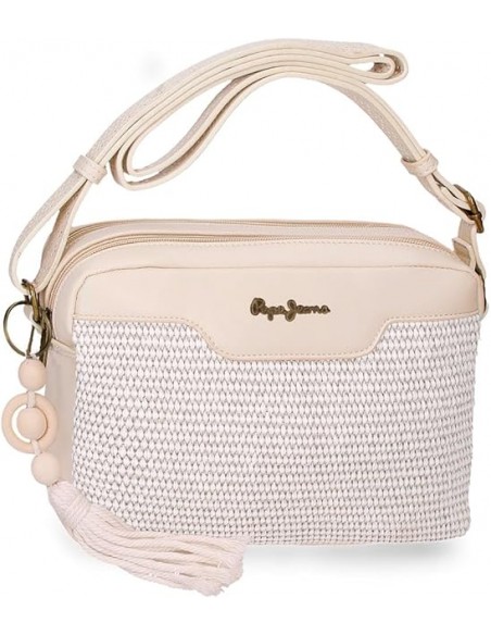 BOLSO BANDOLERA 2C. PEPE JEANS CLARA BEIGE