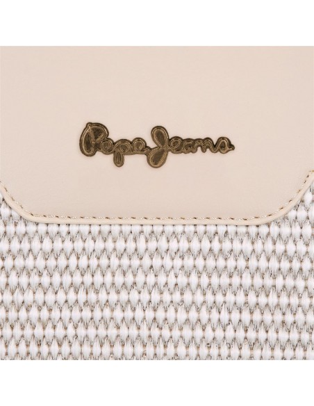 BOLSO BANDOLERA 2C. PEPE JEANS CLARA BEIGE