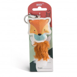 LLAVERO ZORRO COLA PELUCHE...