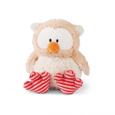 PELUCHE BUHO OWLUNA CABEZA GIRATORIA 25CM.