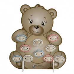 PINZA DE CHUPETE OVAL ANIMALES