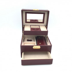 JOYERO POLIPIEL BURDEOS