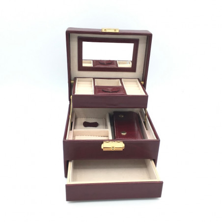 JOYERO POLIPIEL BURDEOS