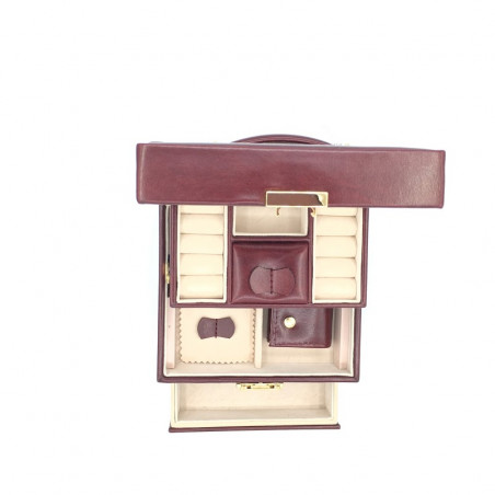 JOYERO POLIPIEL BURDEOS