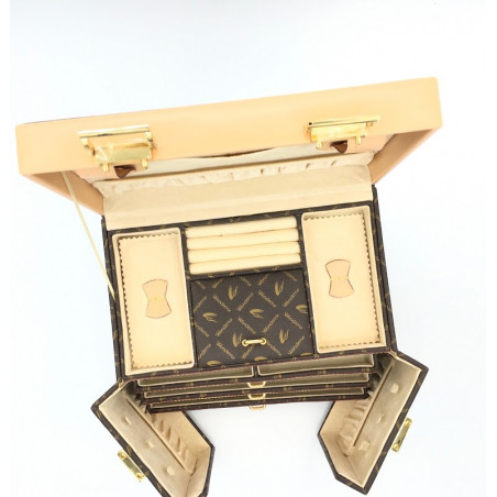 JOYERO MALETIN POLIPIEL ESTAMPADO