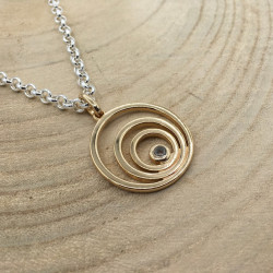 COLLAR ESPIRAL DORADA VIDAL...