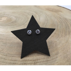 PENDIENTES PLATA ZIRCONITA 6MM