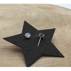 PENDIENTES PLATA ZIRCONITA 6MM 2