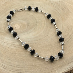 COLLAR SWAROSKI Y PLATA DE...