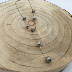 COLLAR DISEÑO PLATA BRILLO...