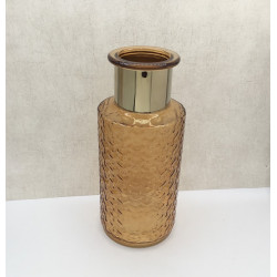 JARRÓN BOTELLA CRISTAL...