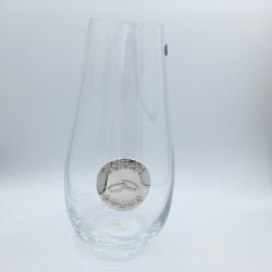 JARRON CRISTAL PLACA PLATA...