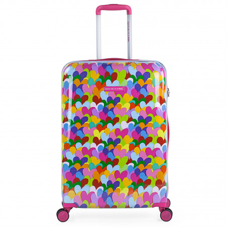 MALETA CABINA AGATA RUIZ DE LA PRADA CORAZONES 55CM.