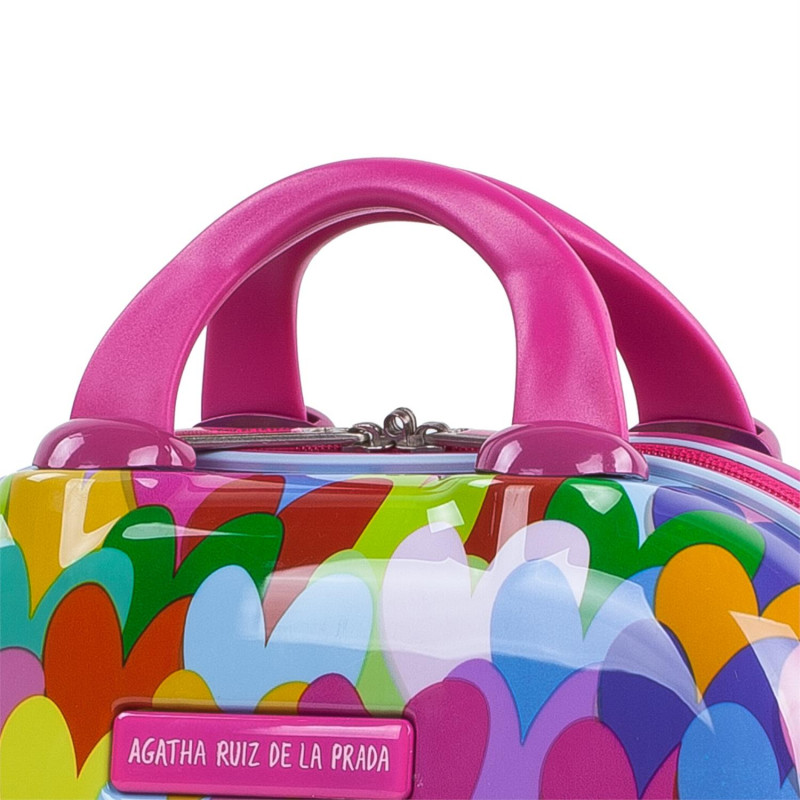 NECESER AGATA RIGIDO CORAZONES MULTIPLES