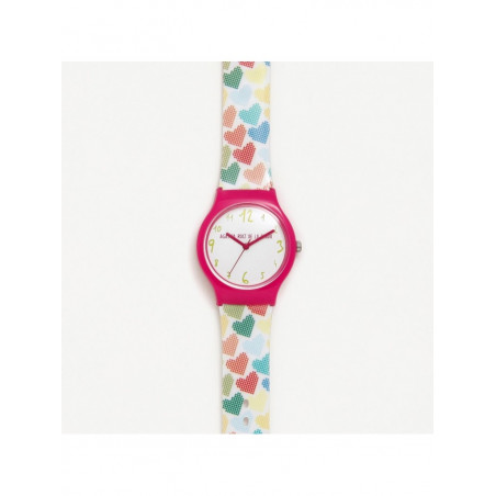 RELOJ AGATA RUIZ DE LA PRADA PEQUEÑO FLIP CORAZONES PC