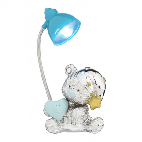 LAMPARA MINI OSO LAMINADO PLATA