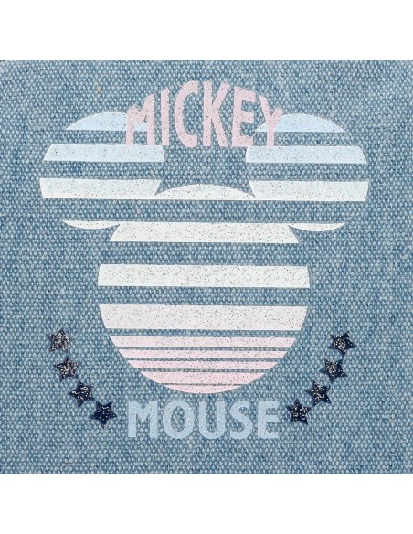 NECESER DOBLE COMPARTIMENTO MICKEY DENIM