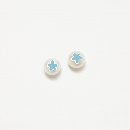 PENDIENTES AGATHA RUIZ DE LA PRADA PERLA-NUBE AZUL
