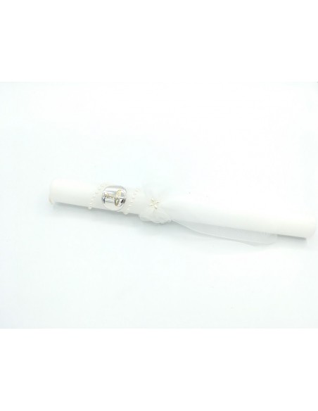 VELA BAUTIZO BLANCA PERLAS