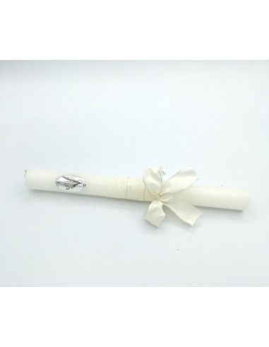 VELA BAUTISMO BLANCA LAZO PUNTILLA