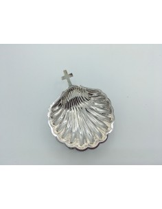 CONCHA BAUTIZO PLATA LEY CRUZ