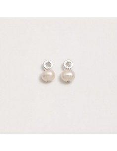 PENDIENTES FLOR CON PERLA...