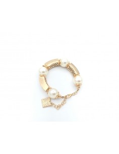 PULSERA METAL PERLAS PERTEGAZ