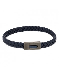 PULSERA CUERO AZUL U.S.POLO...