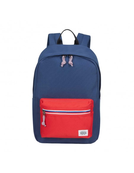 MOCHILA UPBEAT NAVY/RED AMERICAN TOURISTER