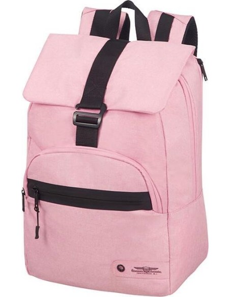 MOCHILA PORTAORDENADOR CITY AIM14,1" ROSA AMERICAN