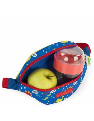 RIÑONERA DINOS AZUL SKPAT