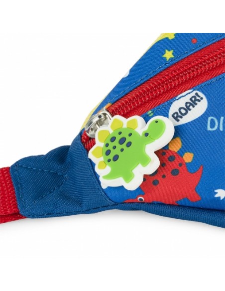 RIÑONERA DINOS AZUL SKPAT