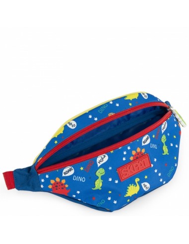 RIÑONERA DINOS AZUL SKPAT