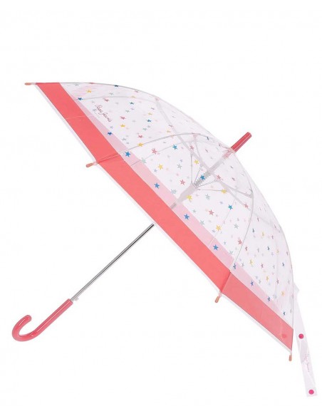 PARAGUAS ROSA ESTRELLAS PEPE JEANS