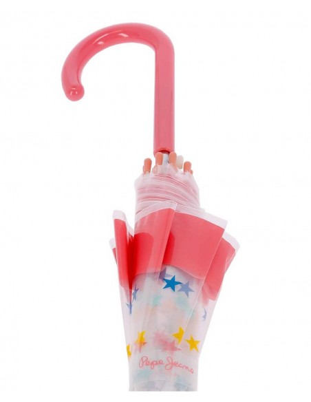 PARAGUAS ROSA ESTRELLAS PEPE JEANS