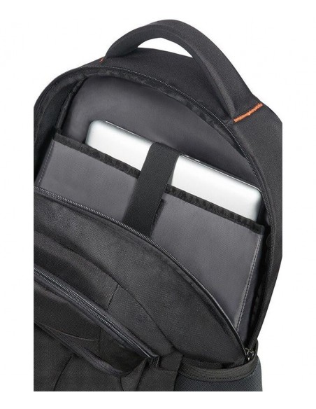 MOCHILA AT WORK 17.3 NEGRA NARANJA AMERICAN TOURISTER