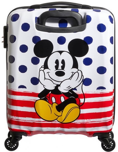 MALETA CABINA MICKEY  BLUE DOTS AMERICAN TOURISTER 55CM