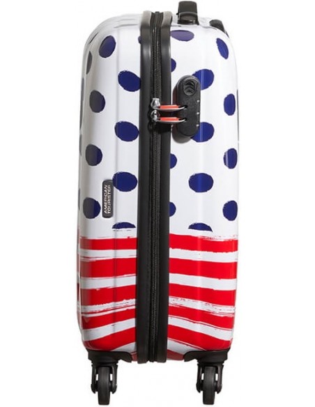 MALETA CABINA MICKEY  BLUE DOTS AMERICAN TOURISTER 55CM