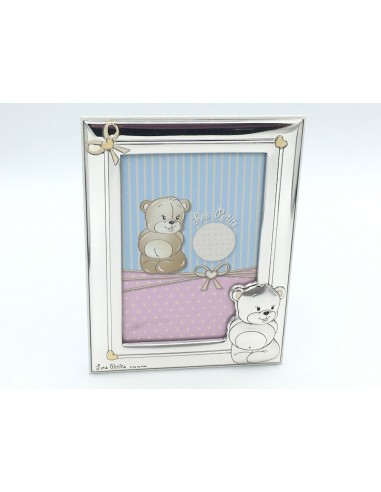 PORTAFOTOS PLATA OSO BEIGE