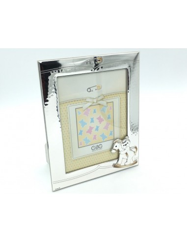 PORTAFOTOS CABALLITO OSO PLATA