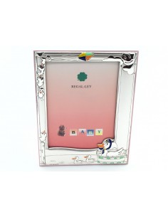 PORTAFOTOS PATOS PLATA ROSA