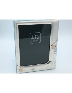 PORTAFOTOS PINGUINOS PLATA...