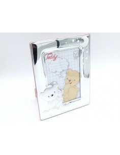 PORTAFOTOS OSO LUNA PLATA